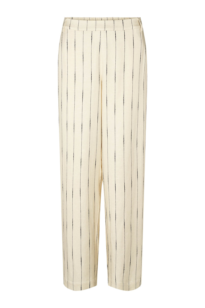 Rue de Femme RDFMea brede bukser TROUSERS 02 Off white