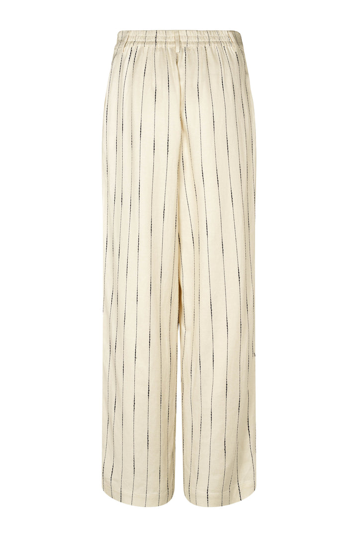 Rue de Femme RDFMea brede bukser TROUSERS 02 Off white
