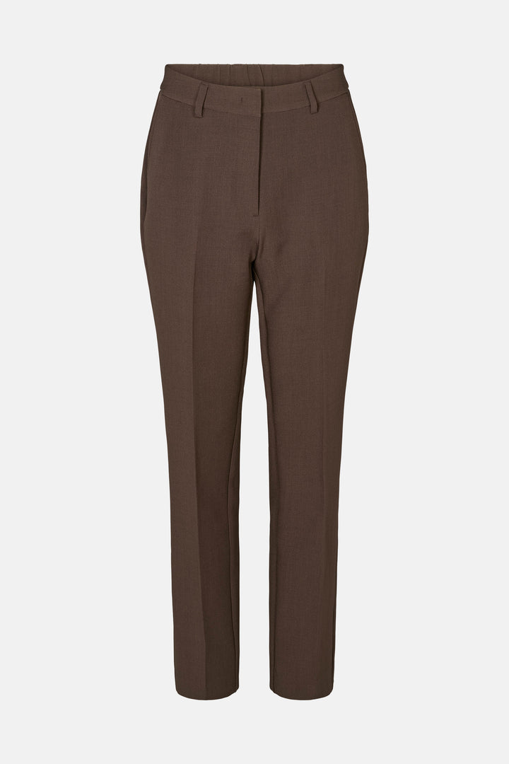 Rue de Femme RDFMea lige bukser TROUSERS 194 Chocolat