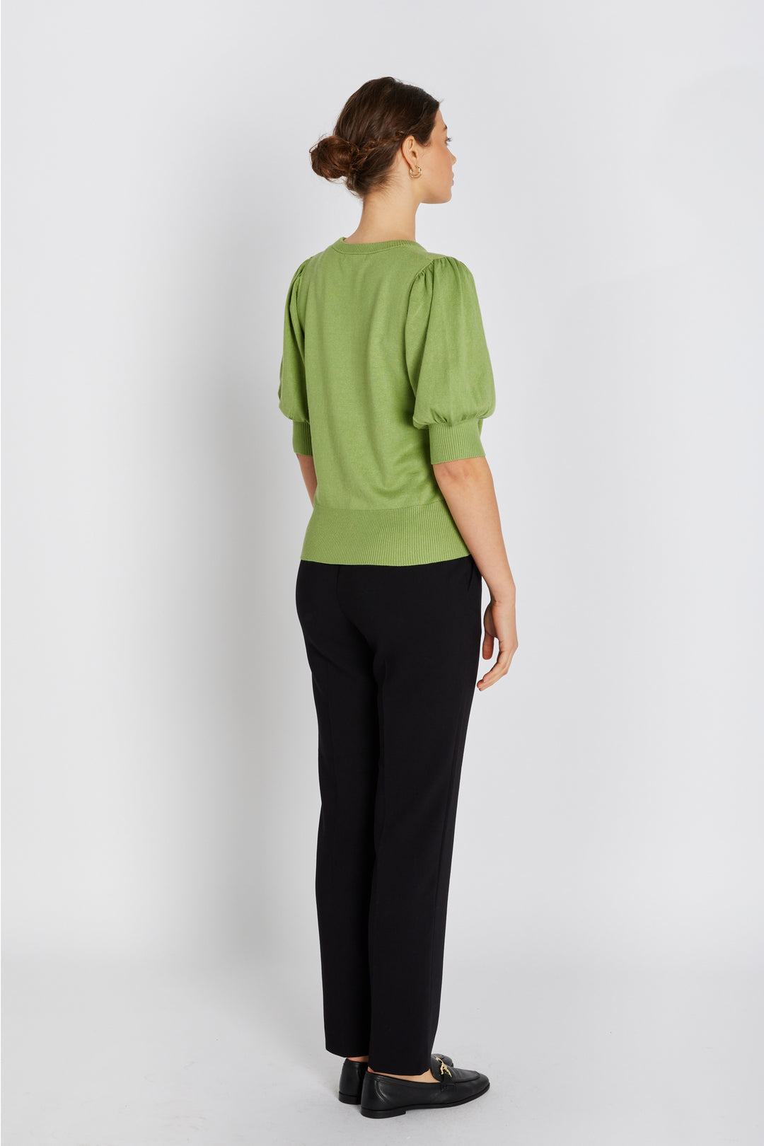 Rue de Femme RDFMea straight bukser TROUSERS Sort