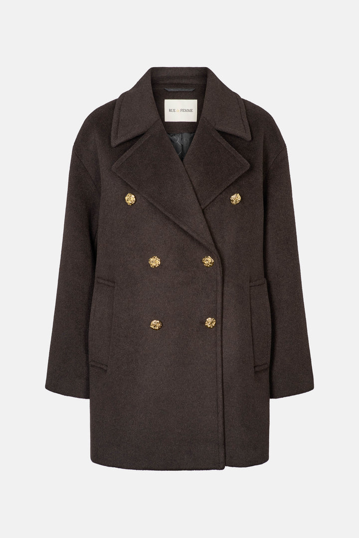 Rue de Femme RDFMinu frakke OUTERWEAR 194 Chocolat