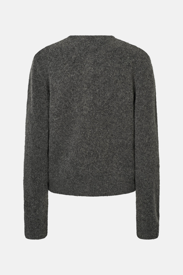 Rue de Femme RDFMitra strikket cardigan KNITWEAR 17 Grey melange