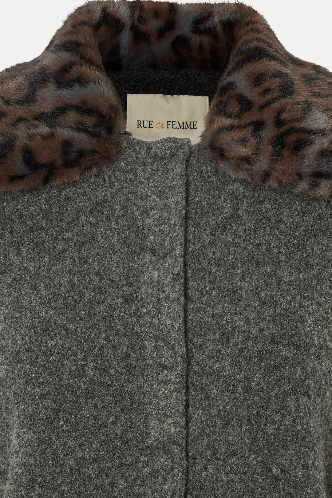 Rue de Femme RDFMitra strikket cardigan KNITWEAR 17 Grey melange