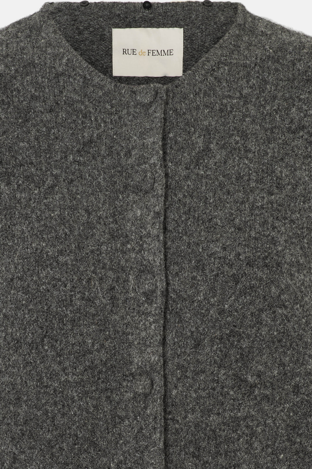 Rue de Femme RDFMitra strikket cardigan KNITWEAR 17 Grey melange