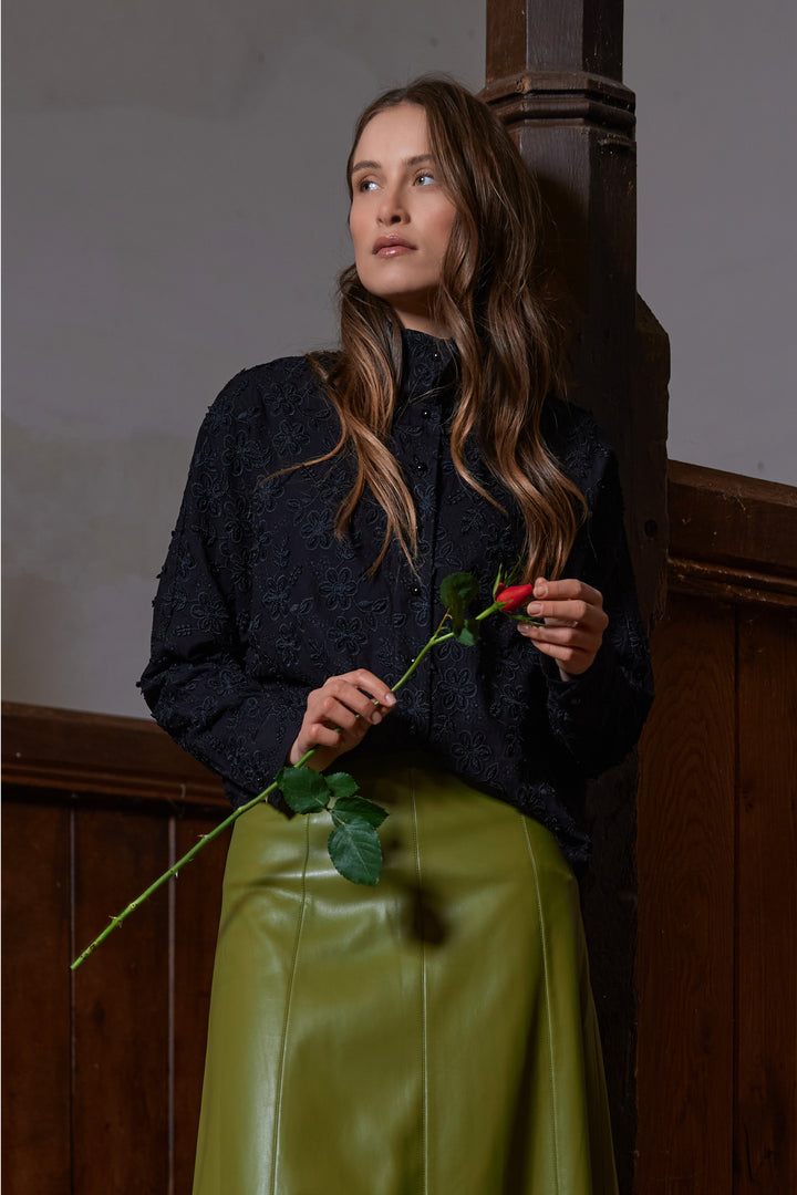 Rue de Femme RDFNaoko skjorte SHIRTS Sort
