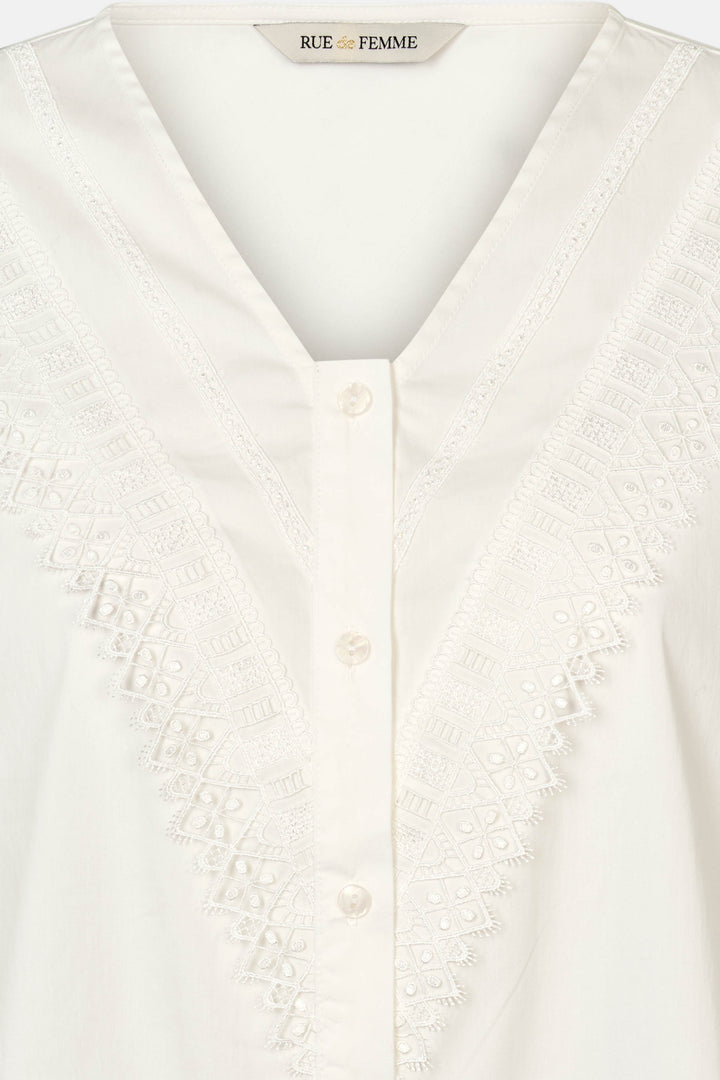 Rue de Femme RDFNewCalix skjorte SHIRTS 01 White