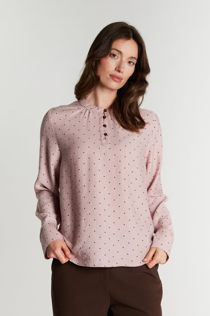 Rue de Femme RDFNewDotti bluse BLOUSE 398 Rose water