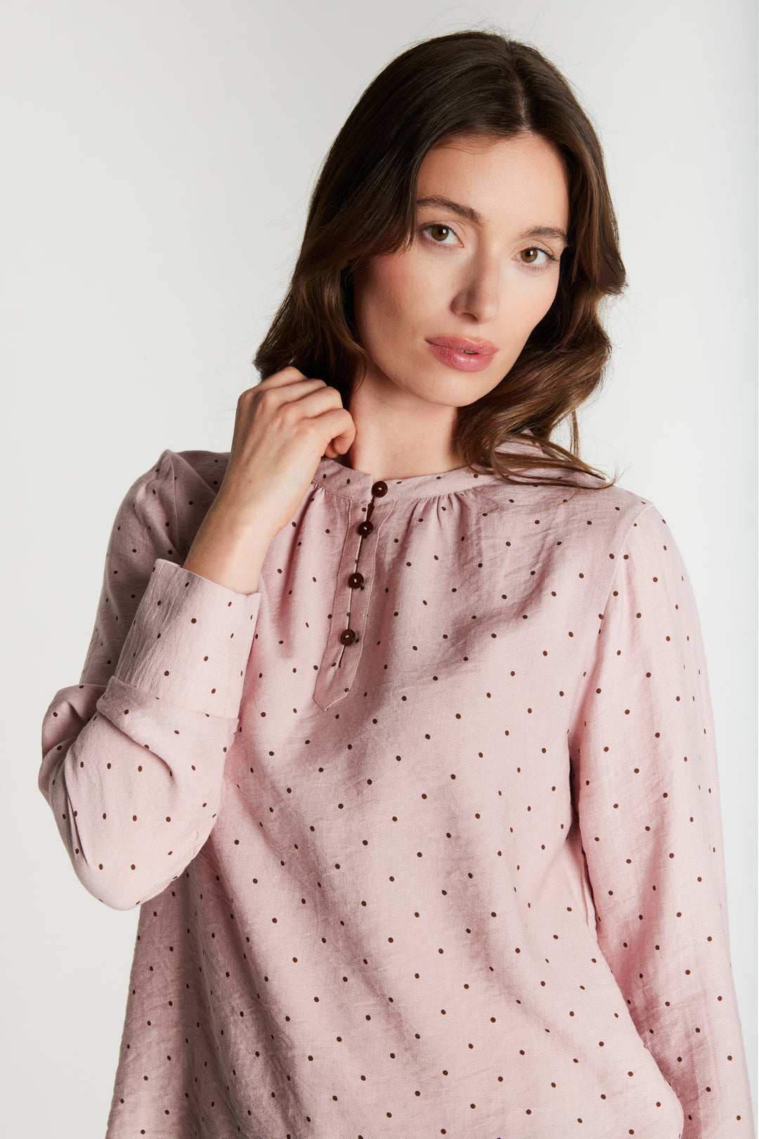 Rue de Femme RDFNewDotti bluse BLOUSE 398 Rose water