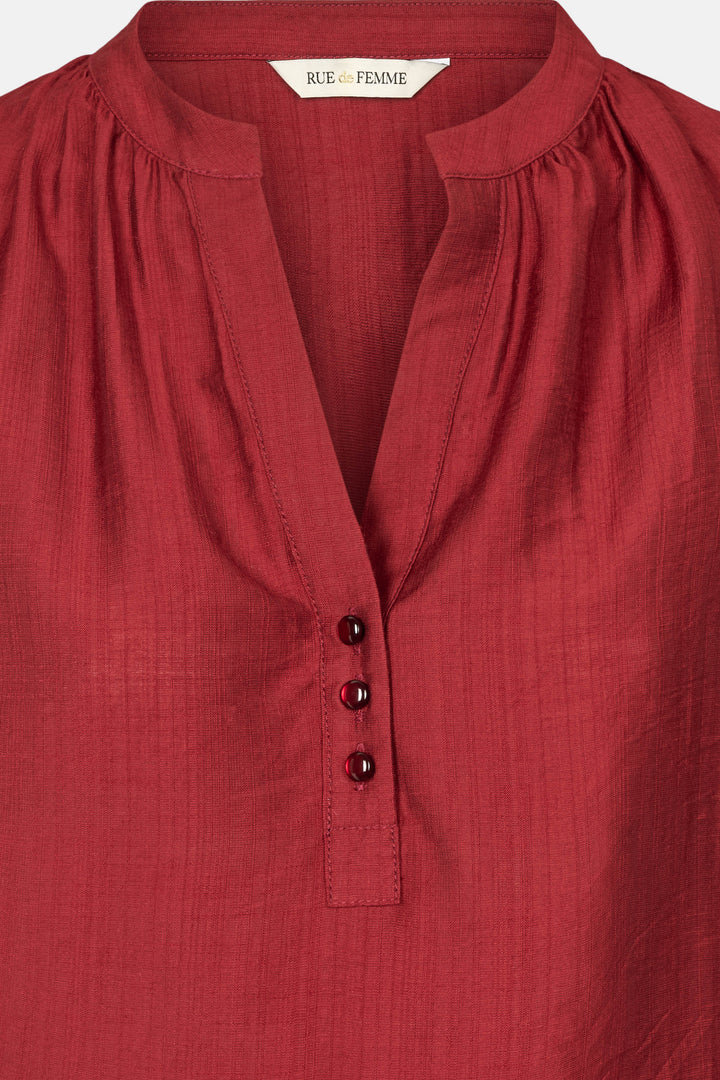 Rue de Femme RDFNewEmmeline skjorte SHIRTS 302 Deep red