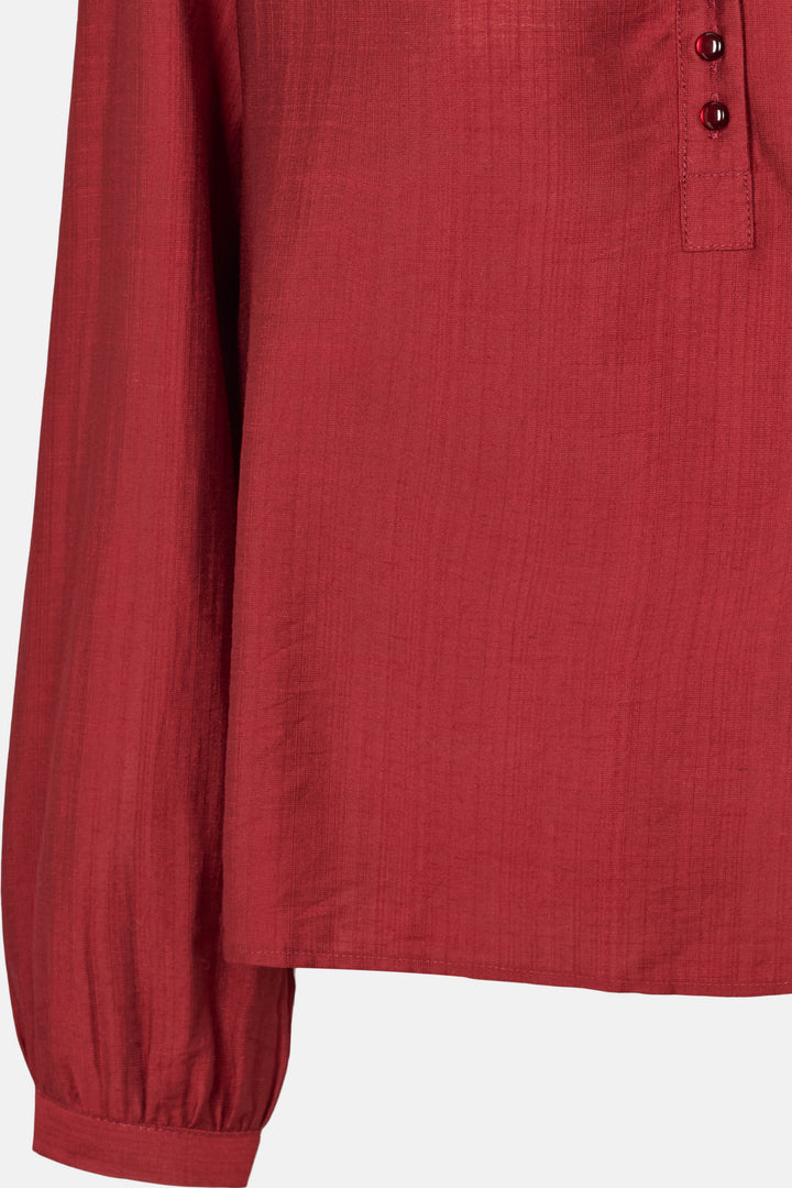 Rue de Femme RDFNewEmmeline skjorte SHIRTS 302 Deep red