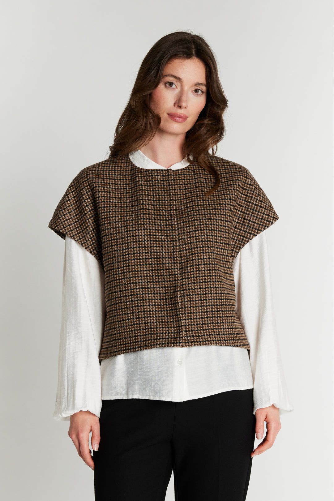 Rue de Femme RDFNewHika vest WAISTCOATS 194 Chocolat
