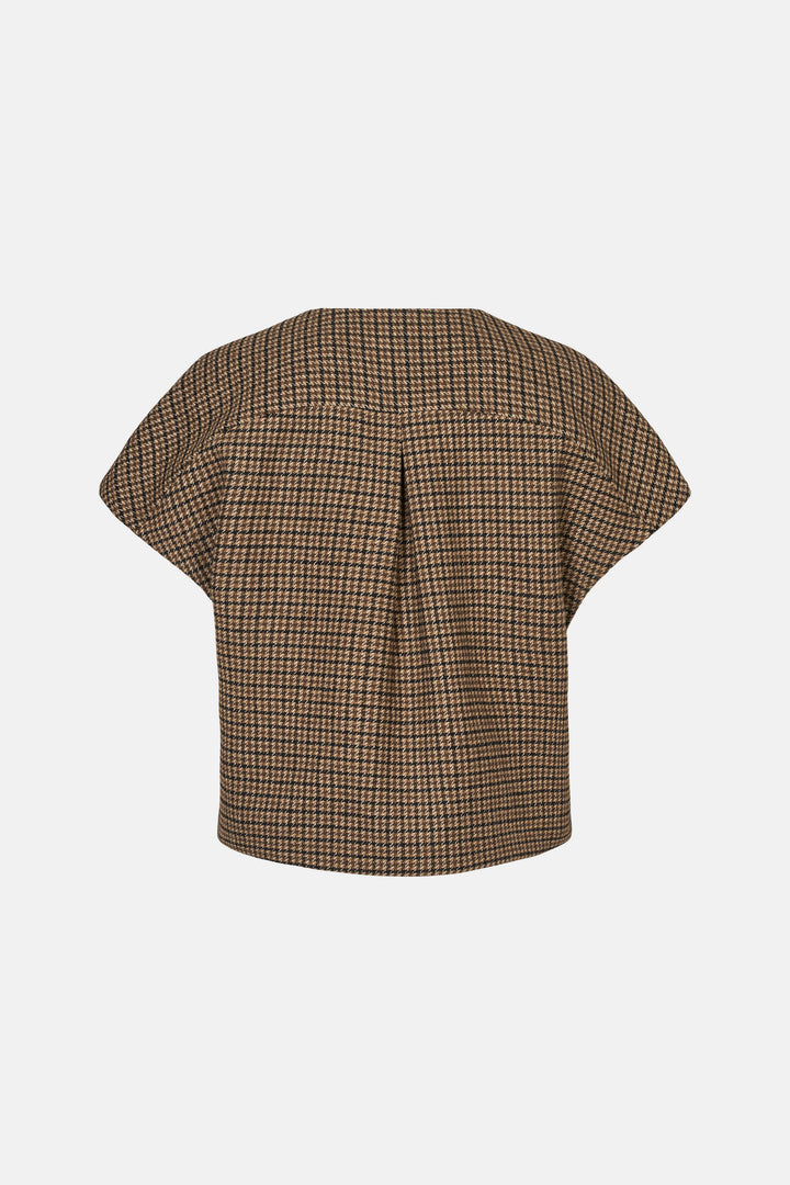 Rue de Femme RDFNewHika vest WAISTCOATS 194 Chocolat