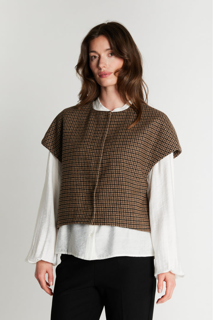 Rue de Femme RDFNewHika vest WAISTCOATS 194 Chocolat