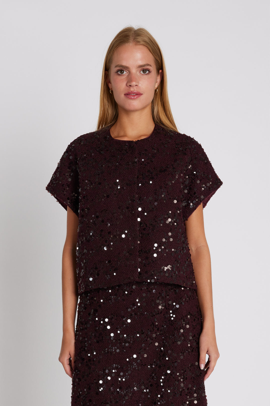 Rue de Femme RDFNewHika vest WAISTCOATS 306 Wine