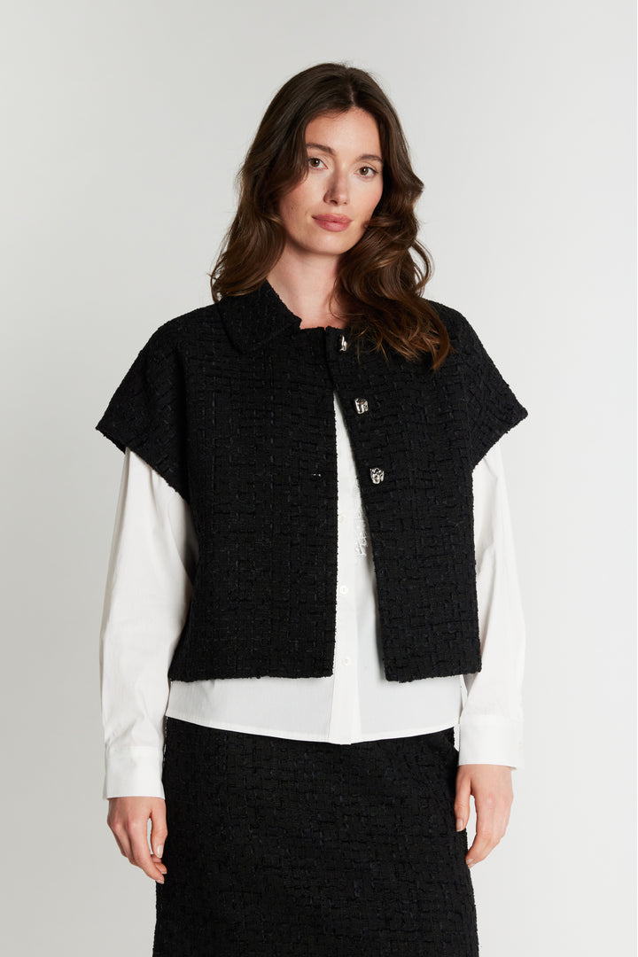 Rue de Femme RDFNewHiki vest WAISTCOATS Sort