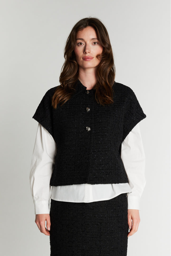 Rue de Femme RDFNewHiki vest WAISTCOATS Sort