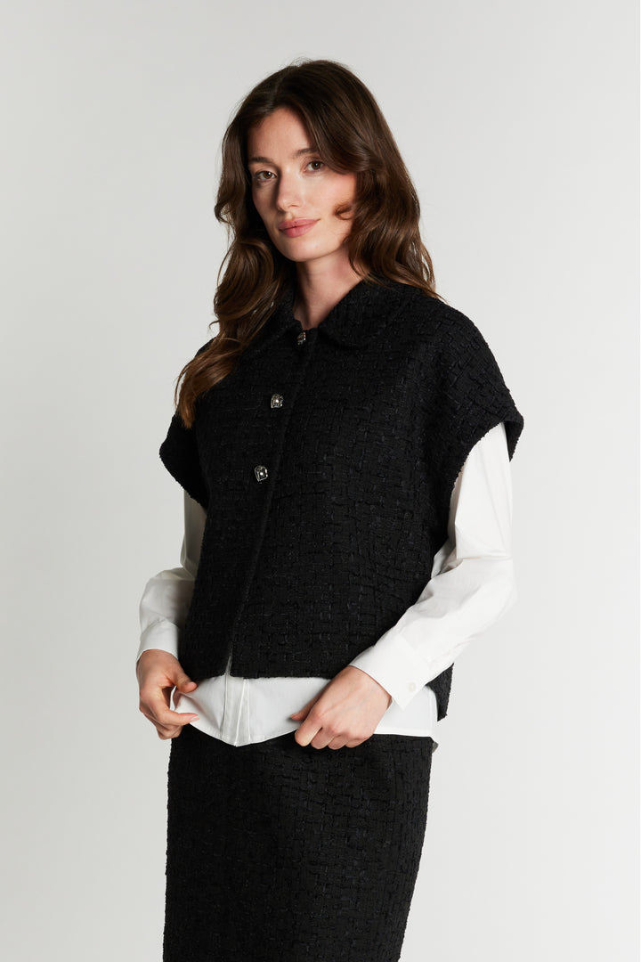 Rue de Femme RDFNewHiki vest WAISTCOATS Sort