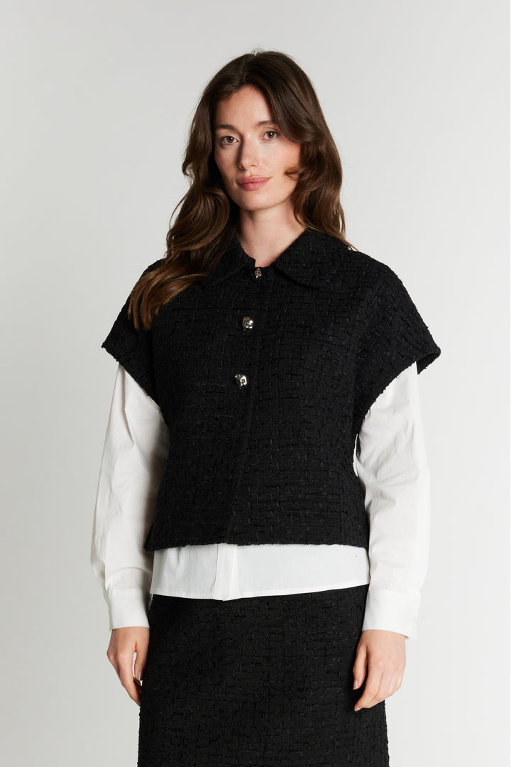 Rue de Femme RDFNewHiki vest WAISTCOATS Sort