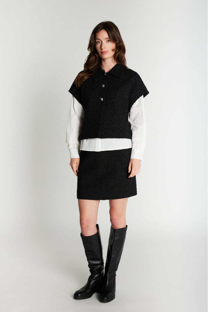 Rue de Femme RDFNewHiki vest WAISTCOATS Sort