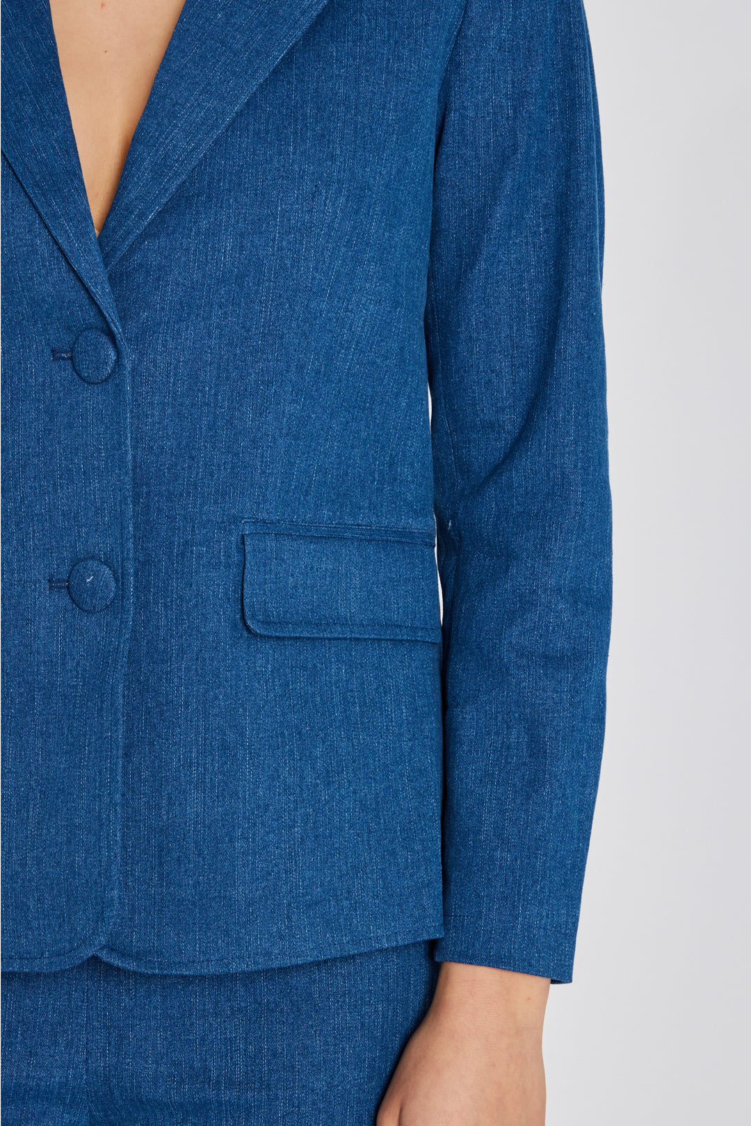 Rue de Femme RDFNewKasumi denimblazer BLAZERJACKETS 203 Light blue denim