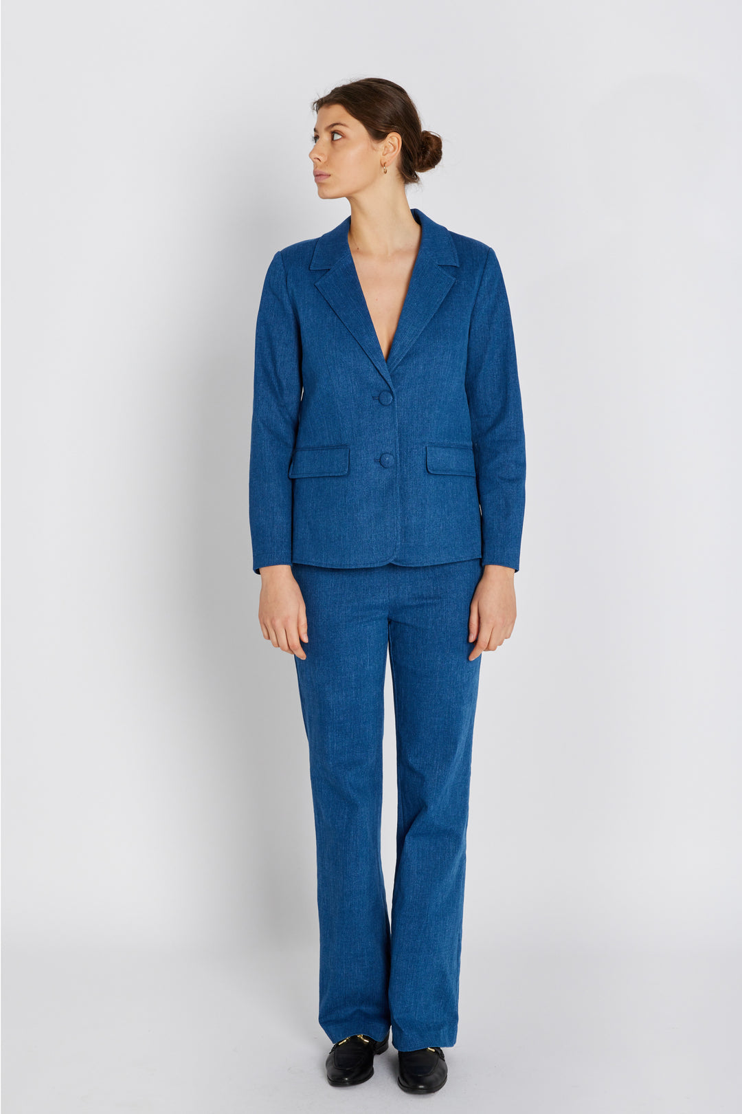 Rue de Femme RDFNewKasumi denimblazer BLAZERJACKETS 203 Light blue denim