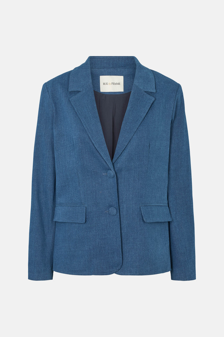 Rue de Femme RDFNewKasumi denimblazer BLAZERJACKETS 203 Light blue denim