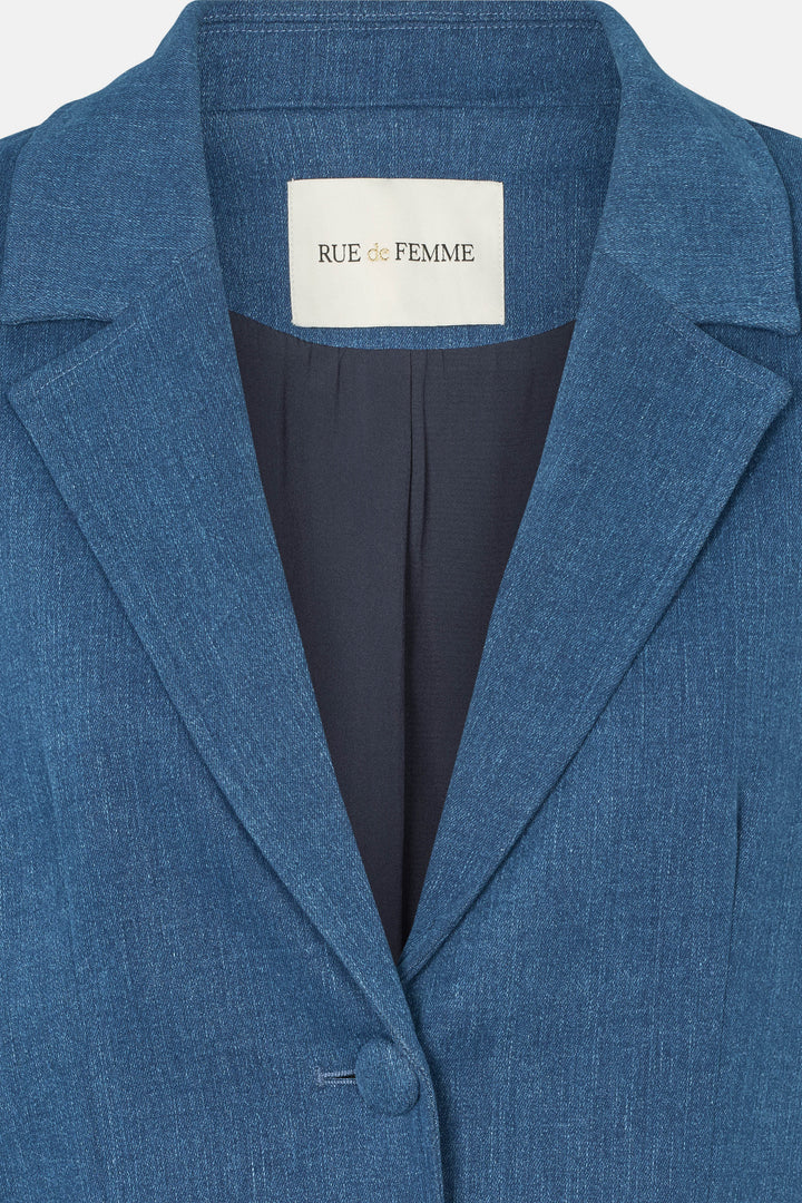 Rue de Femme RDFNewKasumi denimblazer BLAZERJACKETS 203 Light blue denim