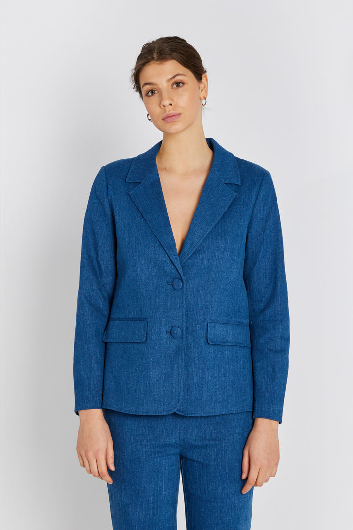 Rue de Femme RDFNewKasumi denimblazer BLAZERJACKETS 203 Light blue denim