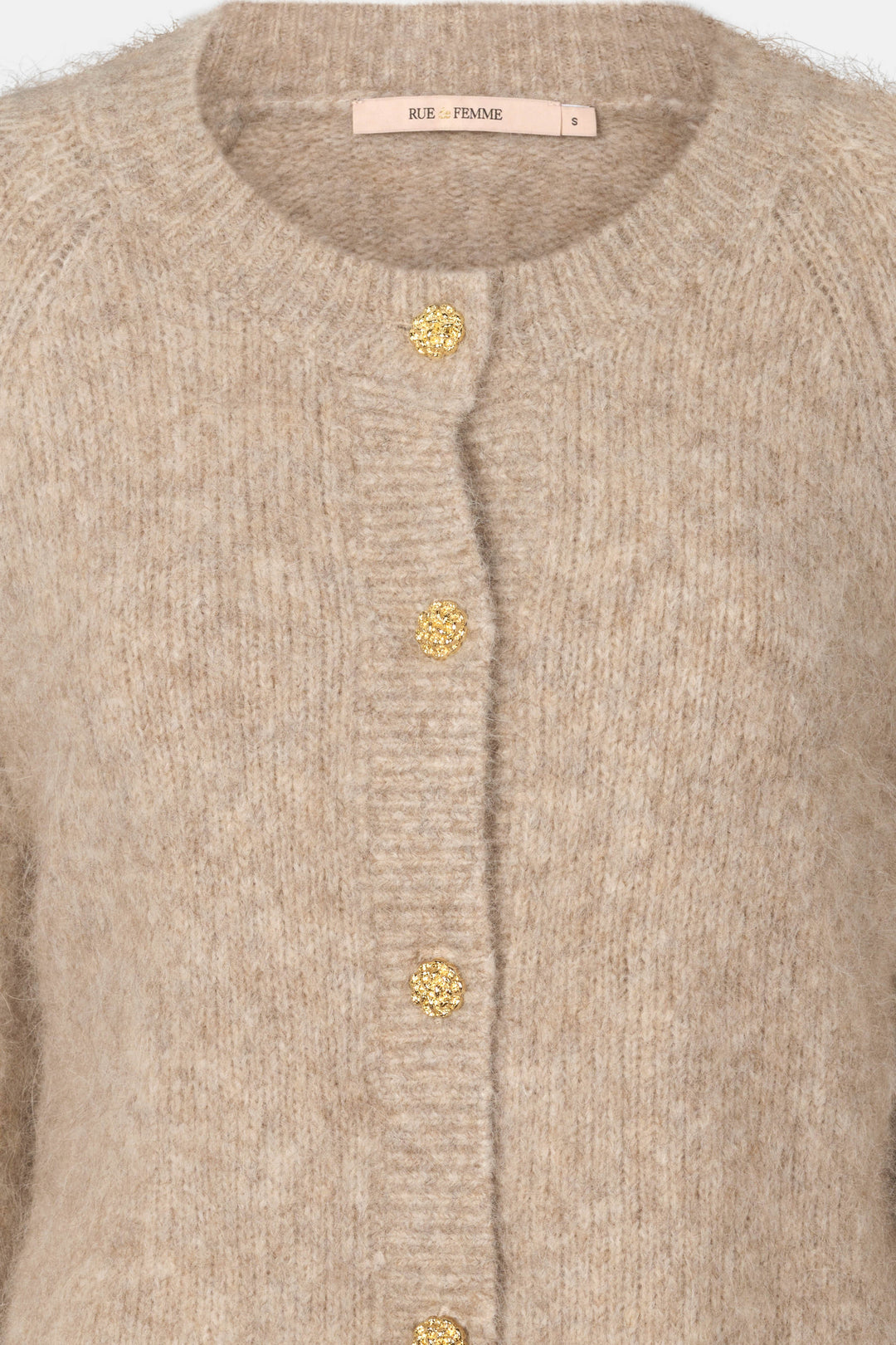Rue de Femme RDFNewLeonora strik KNITWEAR, HEAVY 156 Vanilla cream