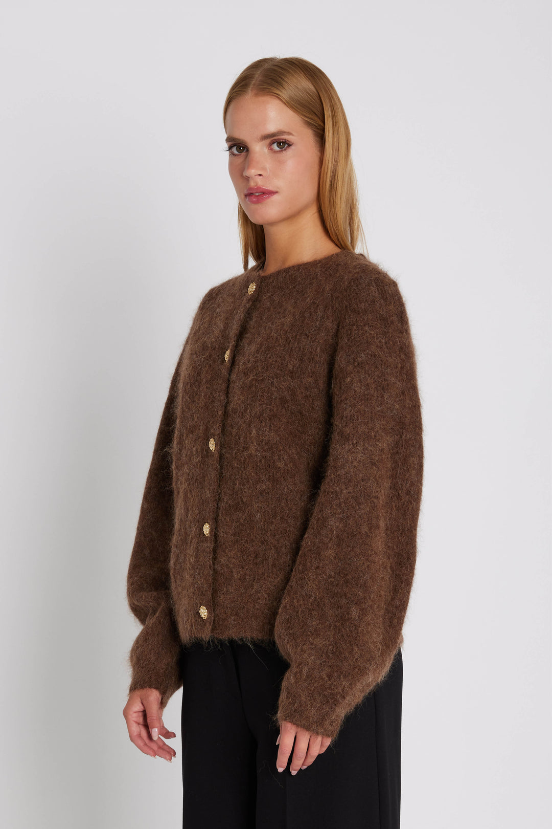 Rue de Femme RDFNewLeonora strik KNITWEAR, HEAVY 45 Bitter chocolate
