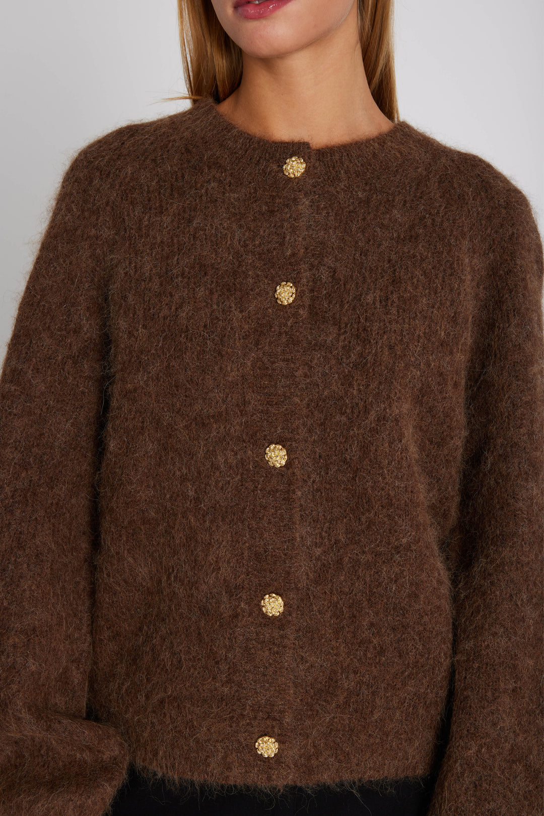 Rue de Femme RDFNewLeonora strik KNITWEAR, HEAVY 45 Bitter chocolate