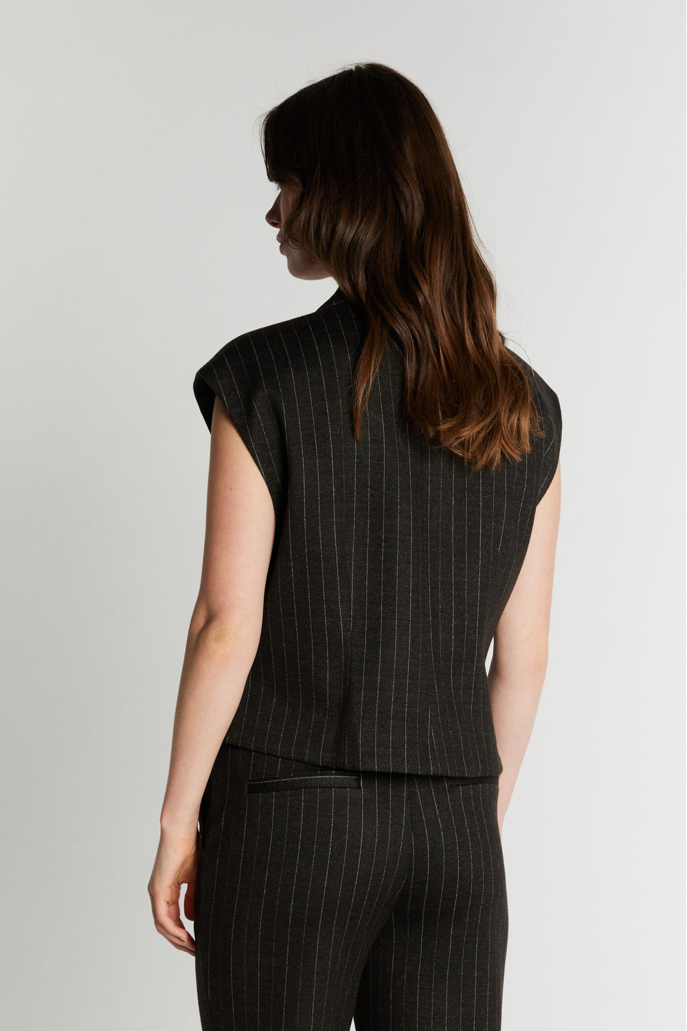 Rue de Femme RDFNewSolveig vest WAISTCOATS 431 Dark Rock