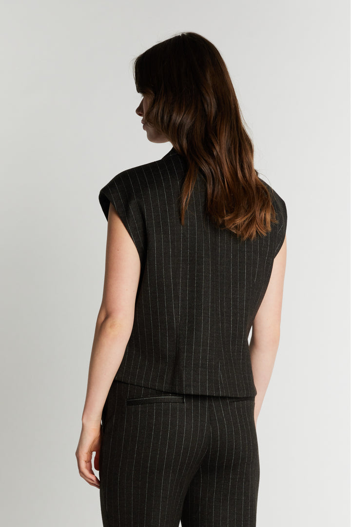 Rue de Femme RDFNewSolveig vest WAISTCOATS 431 Dark Rock