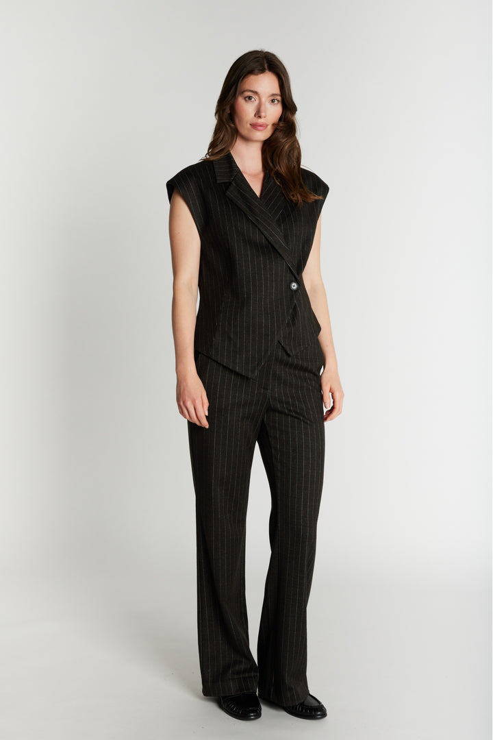 Rue de Femme RDFNewSolveig vest WAISTCOATS 431 Dark Rock