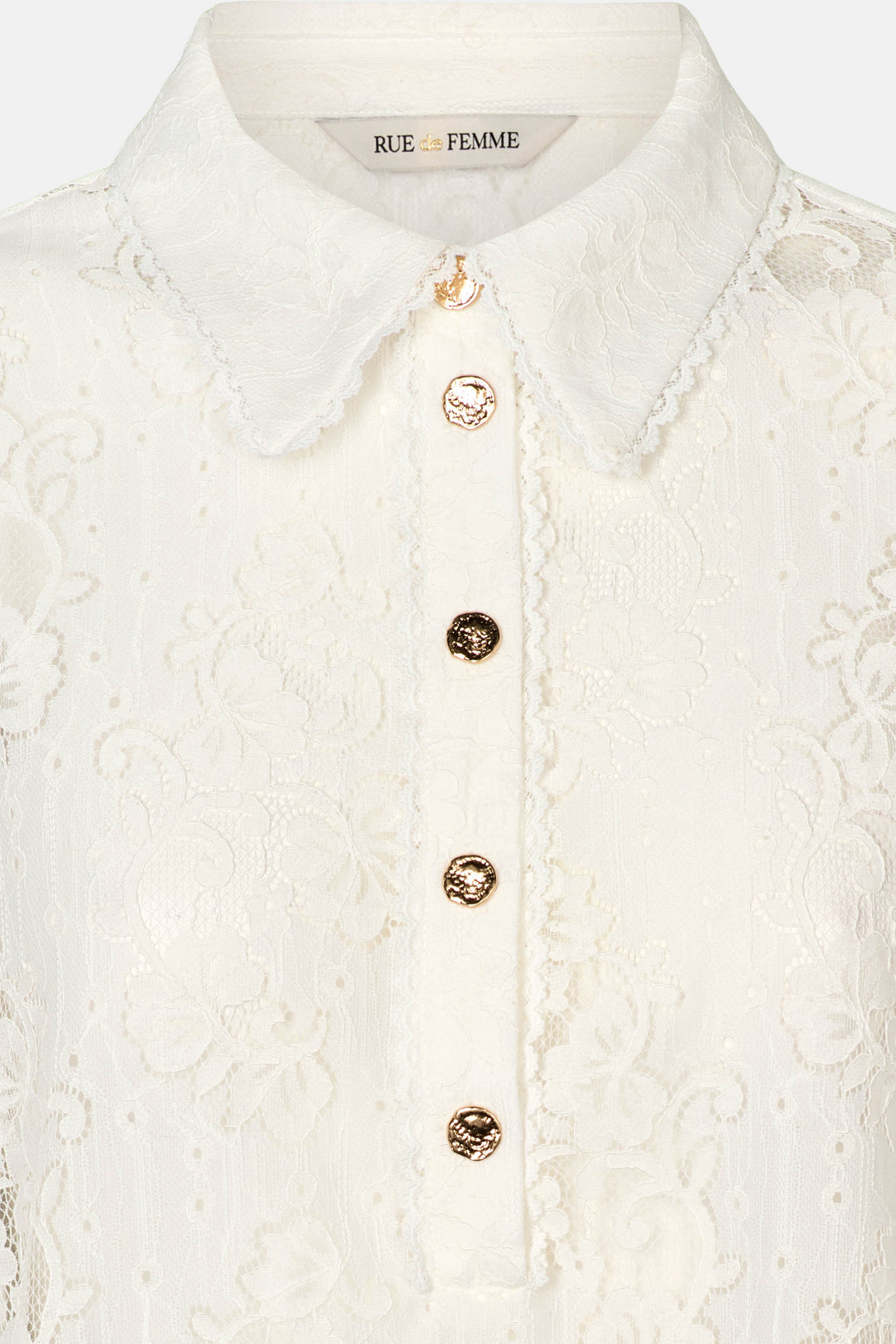 Rue de Femme RDFNew Faustine bluse BLOUSE 02 Off white