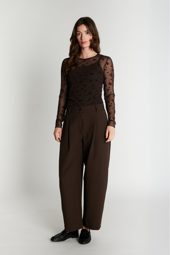 Rue de Femme RDFNina bukser TROUSERS 194 Chocolat
