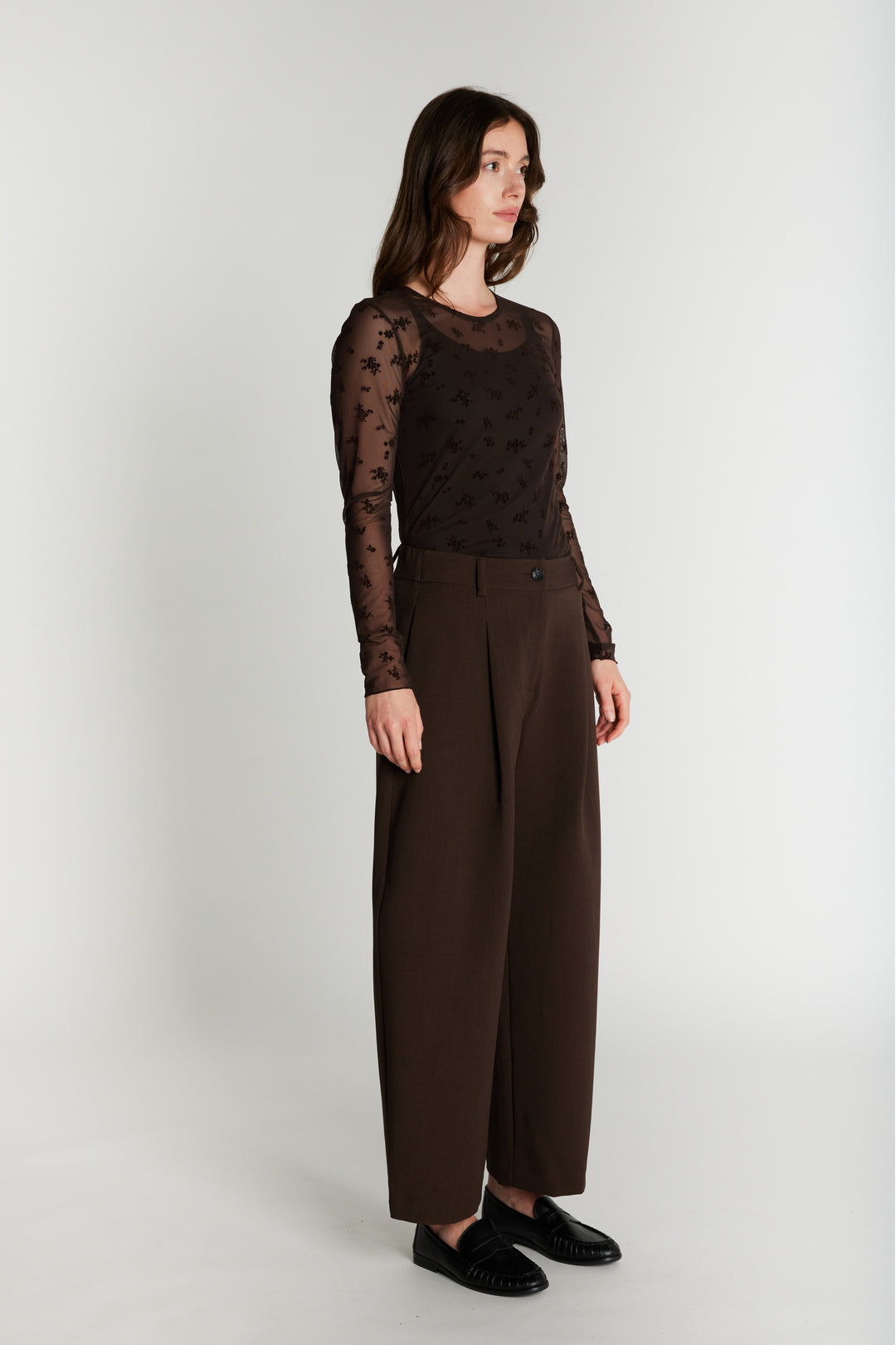 Rue de Femme RDFNina bukser TROUSERS 194 Chocolat