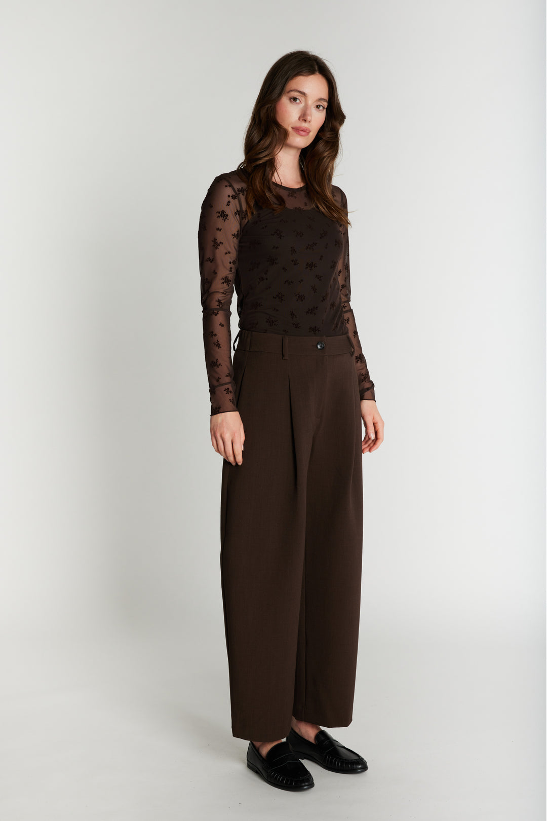 Rue de Femme RDFNina bukser TROUSERS 194 Chocolat