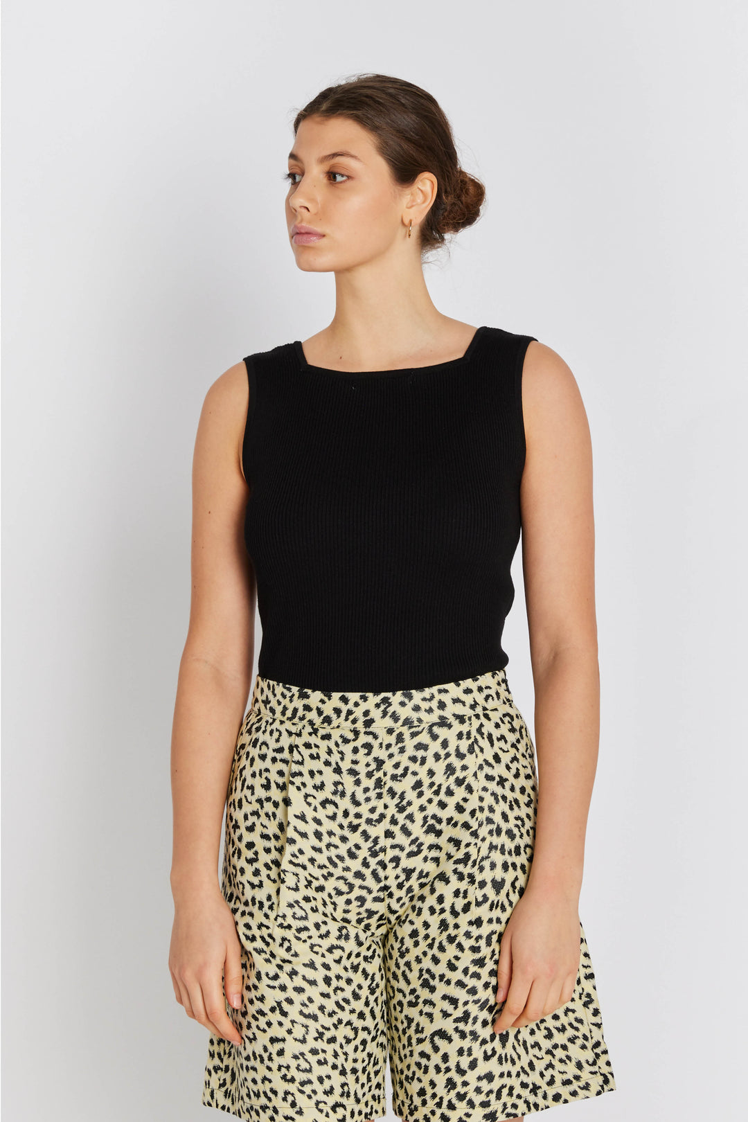 Rue de Femme RDFNoa reverse strik top KNITWEAR Sort