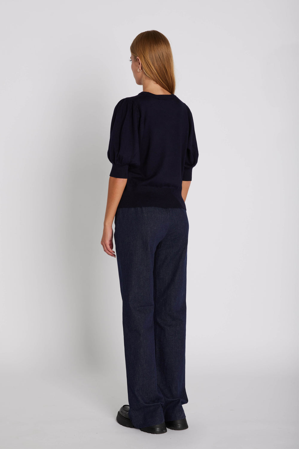 Rue de Femme RDFOlanaWide bukser TROUSERS 200 Blue denim