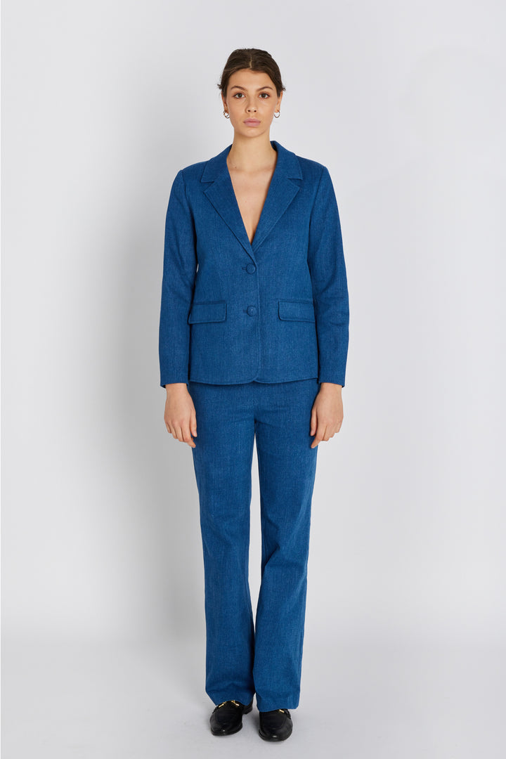 Rue de Femme RDFOlana jeans TROUSERS 203 Light blue denim