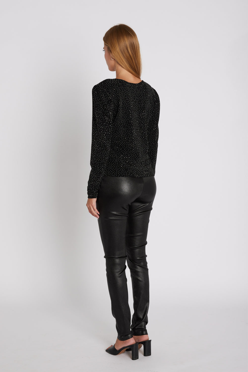 Rue de Femme RDFOlana lange slim bukser TROUSERS Sort