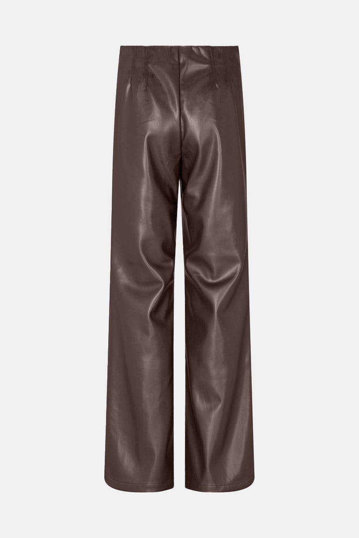 Rue de Femme RDFOlana vegan wide bukser TROUSERS 169 Potting soil
