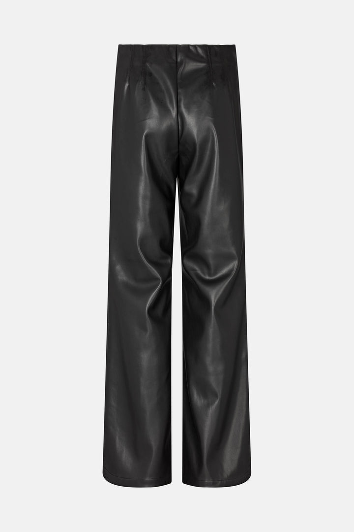 Rue de Femme RDFOlana vegan wide bukser TROUSERS Sort