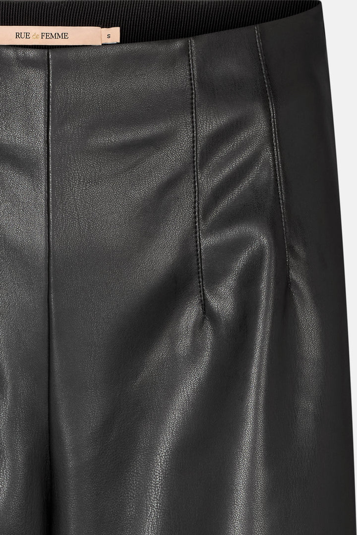Rue de Femme RDFOlana vegan wide bukser TROUSERS Sort