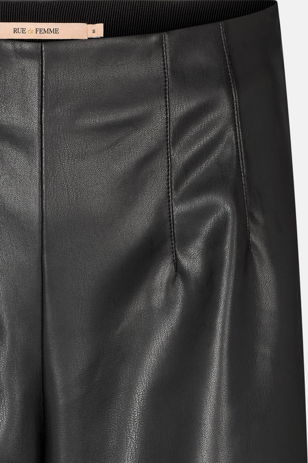 Rue de Femme RDFOlana vegan wide bukser TROUSERS Sort