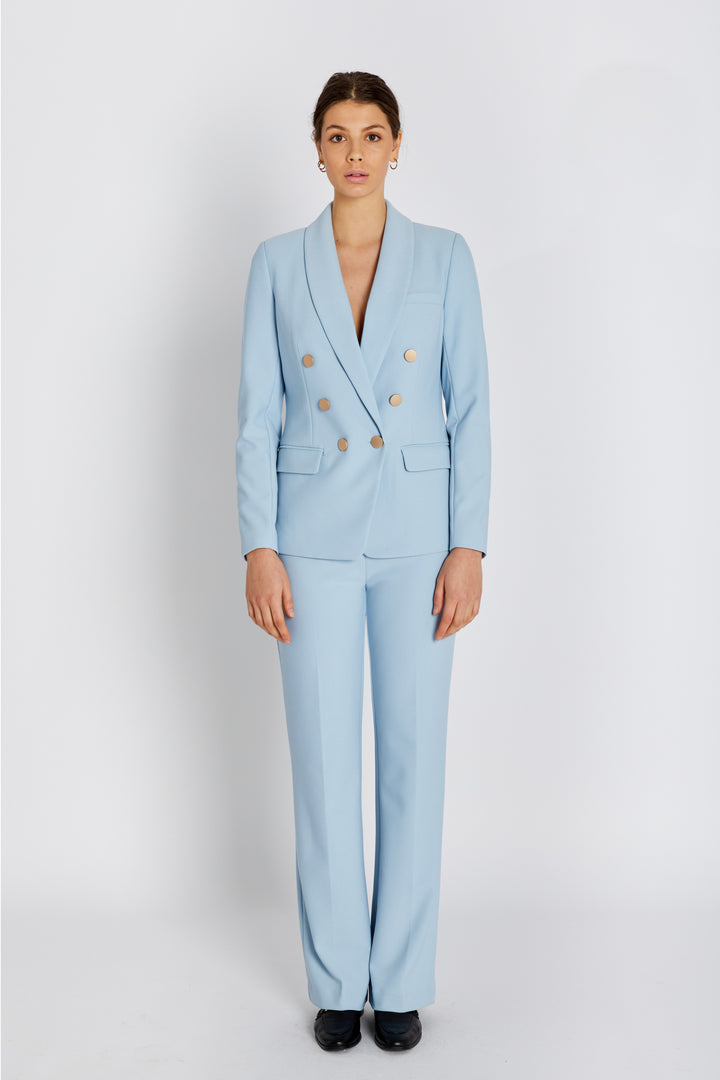 Rue de Femme RDFOlana wide bukser TROUSERS 270 Blue stone