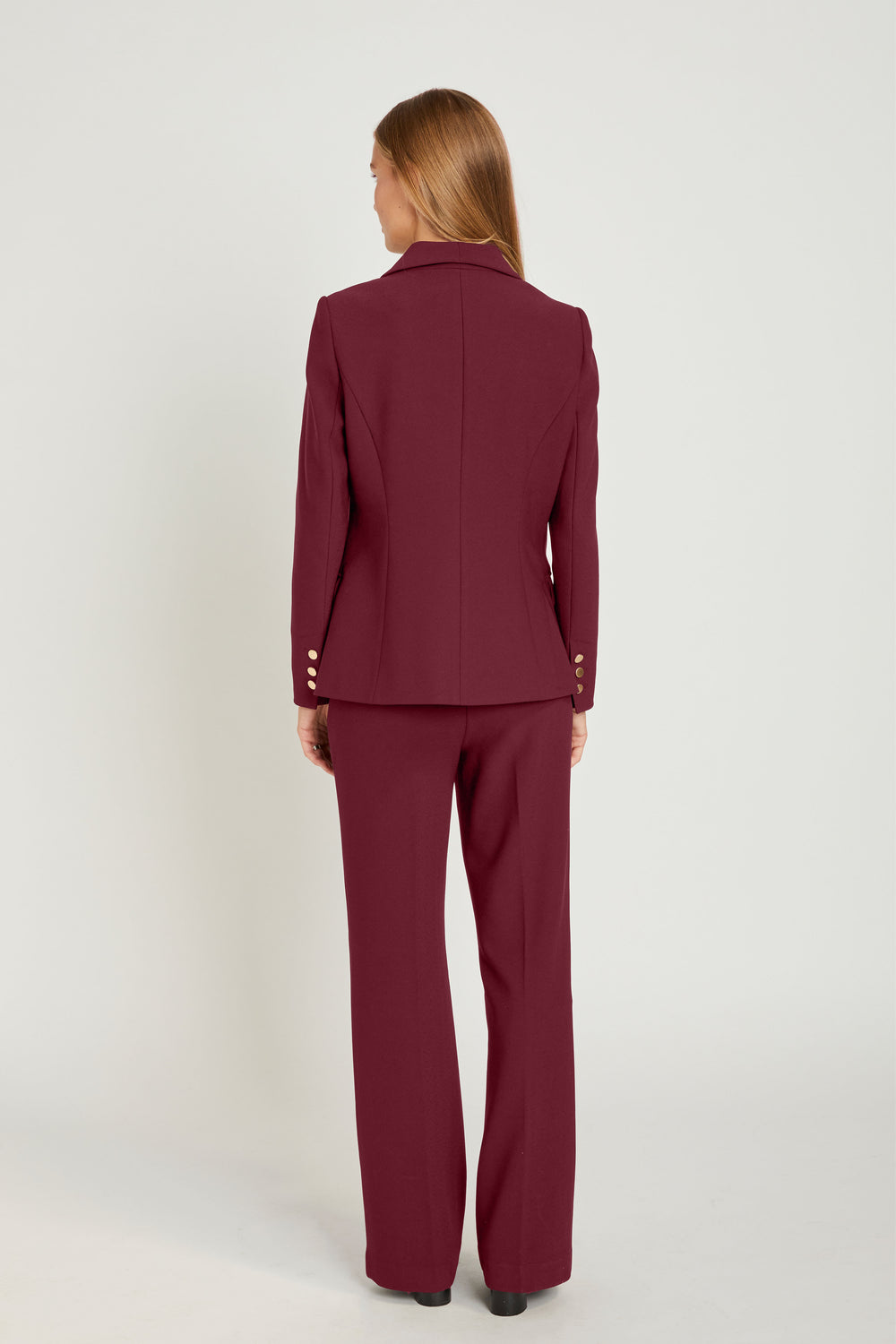 Rue de Femme RDFOlana wide bukser TROUSERS 306 Wine