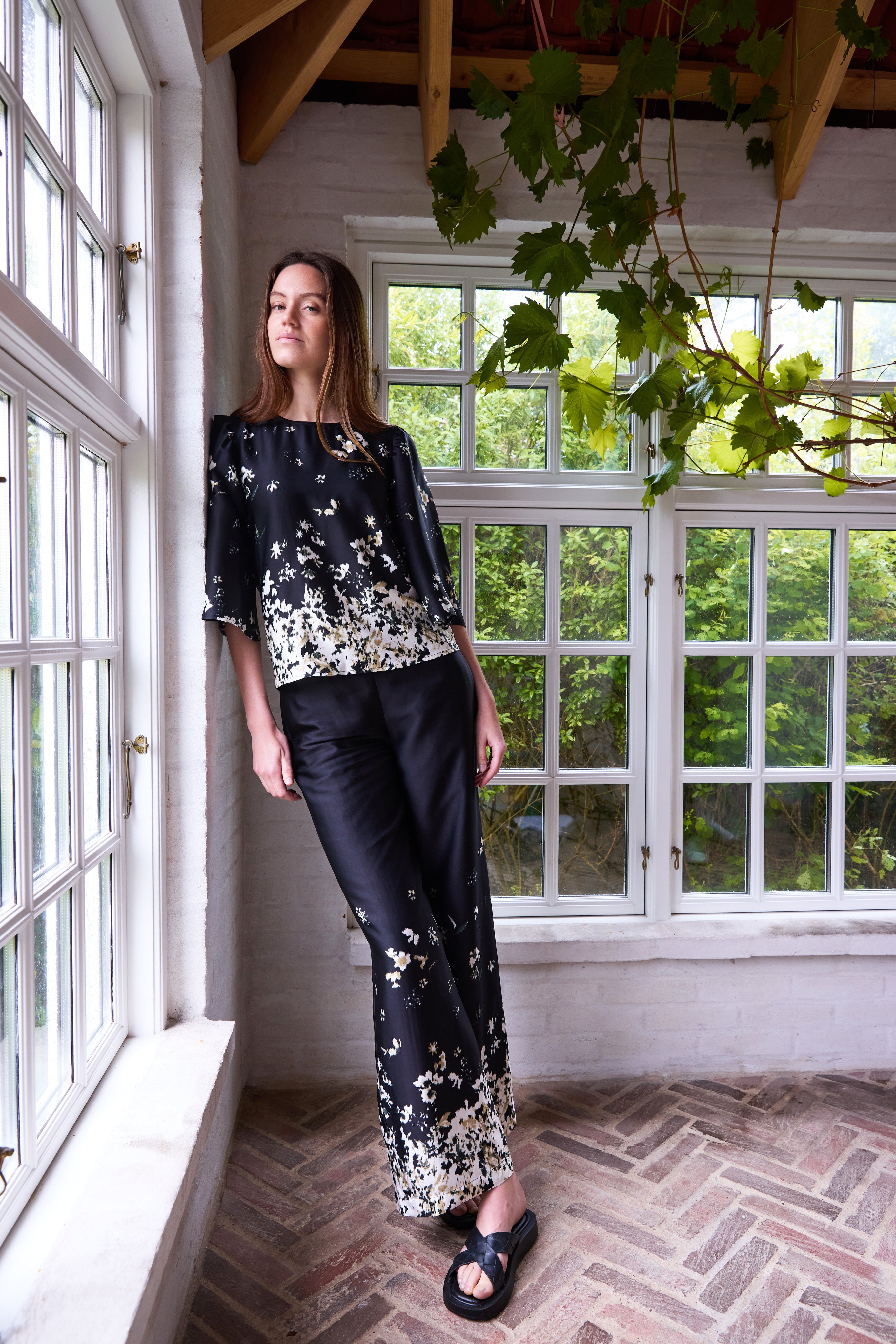 Rue de Femme RDFPalas bukser TROUSERS Sort