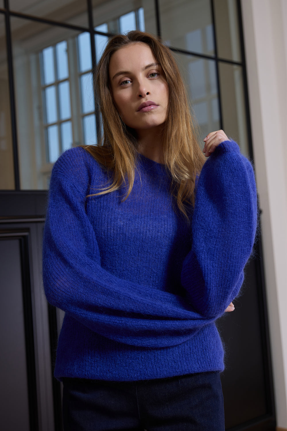 Rue de Femme RDFPelia strik KNITWEAR, HEAVY 212 Sky diver